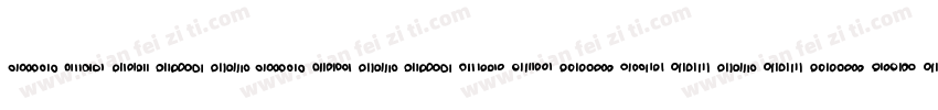BukanBinary Mono Too字体转换